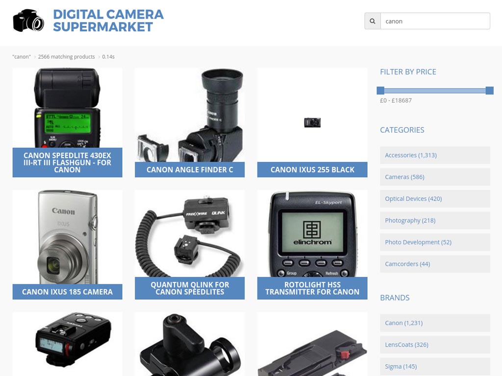 Digital Camera Supermarket